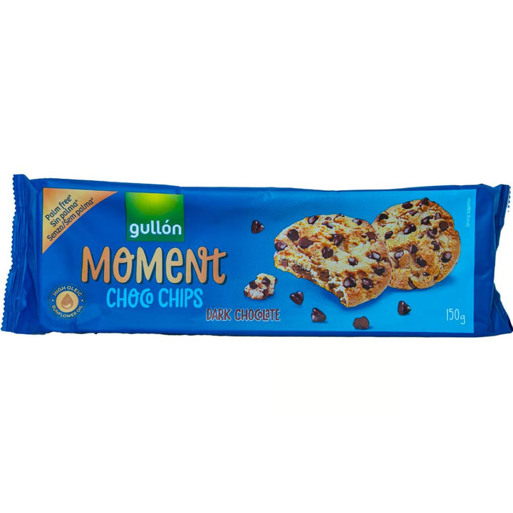 Gullon Moment Choco Chips Dark Chocolate, 150g