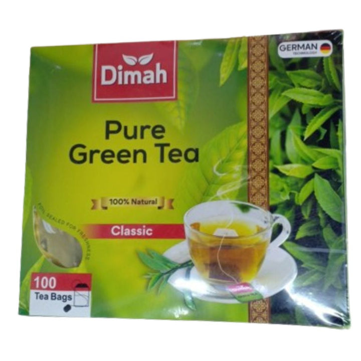 Dimah Pure Green Tea Classic, 100Bag