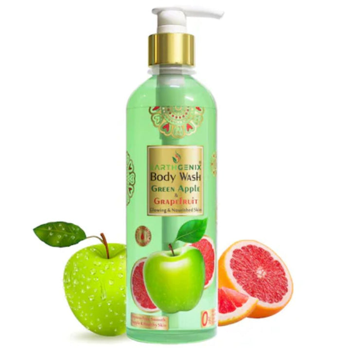 Earthgenix Body Wash Green Apple & Grapefruit, 300ml