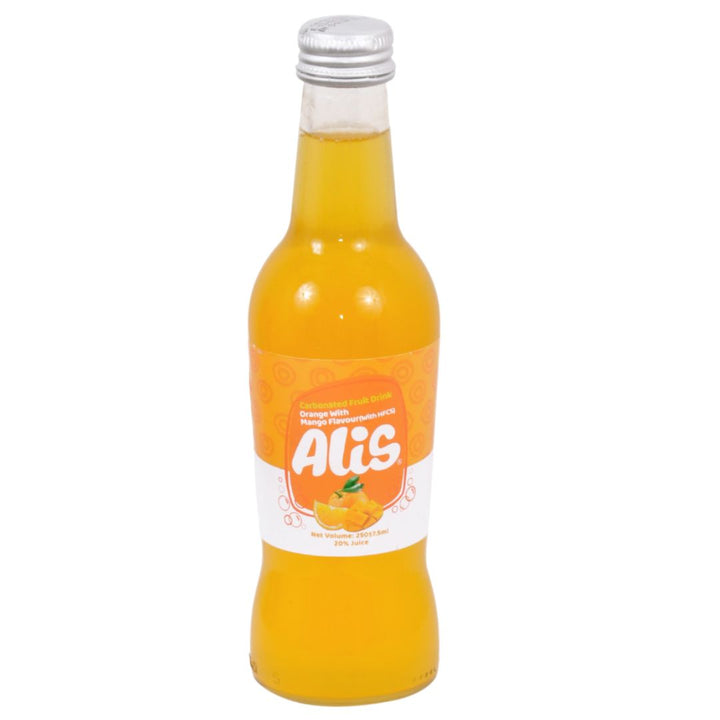 Alis Mango Orange Carbonated Juice, 250+7.5ml