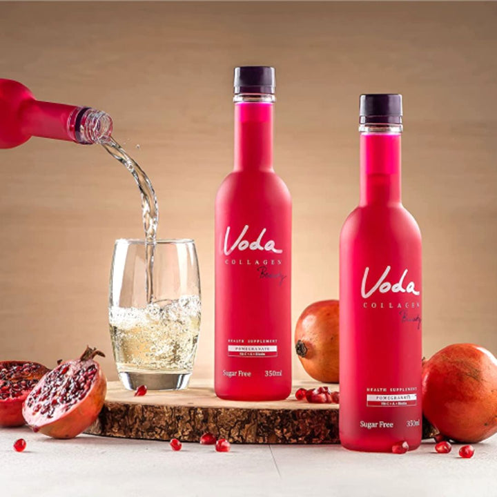 Voda Collagen Pomegranate Sugar Free Water, 350ml