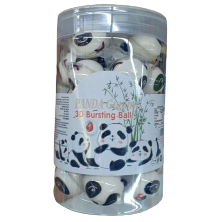 3D Bursting Ball Panda Gummy, 30Pcs