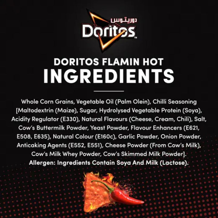 Doritos Flamin Hot Nacho, 92.1g