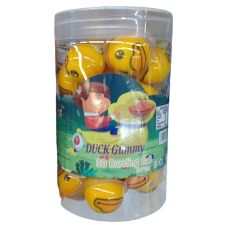 3D Bursting Ball Duck Gummy, 30Pcs