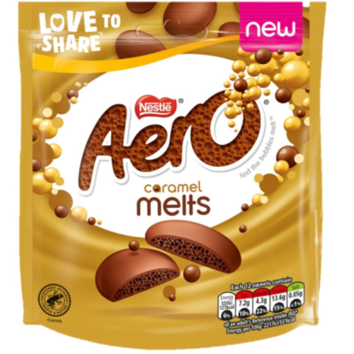 Aero Caramel Melts, 92g