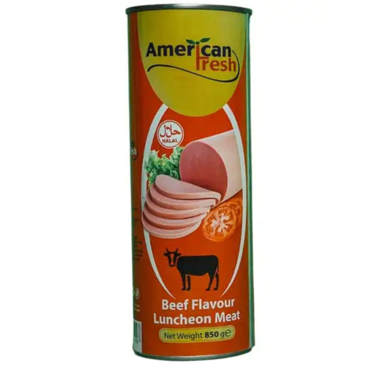 American Fresh Beef Flavor - Halal Luncheon Meat, 850g