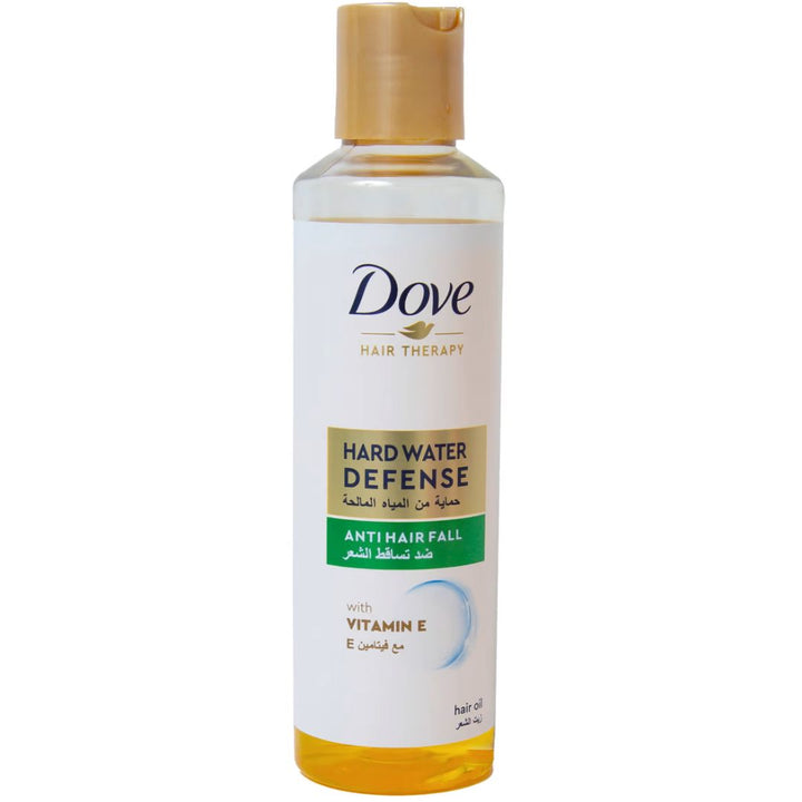 Dove, Hair Oil, Hard Water Defense, Anti-Hair Fall, With Vitamin E, 160ml