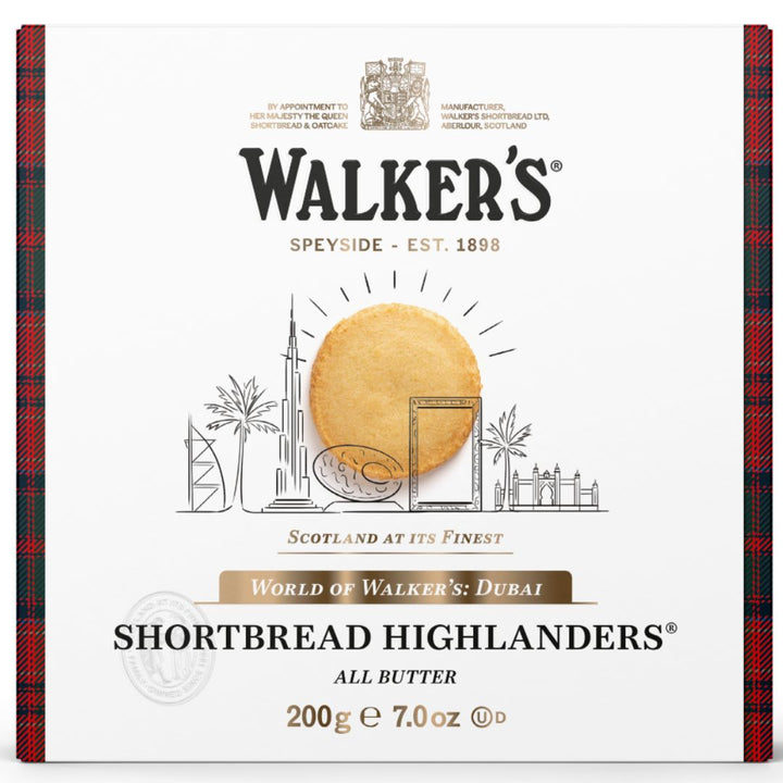 Walkers Shortbread Highlanders All Butter, 200g