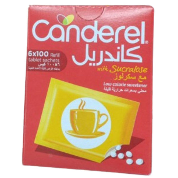 Canderel Sucralose Low Calorie Sweetener, 6x100 Tablet Sachets