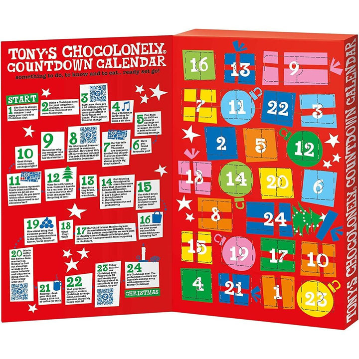 Tony's Chocolonely Countdown Calendar, 225g