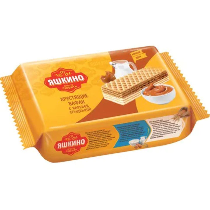 Yashkino Condensed Milk Waffle, 200g