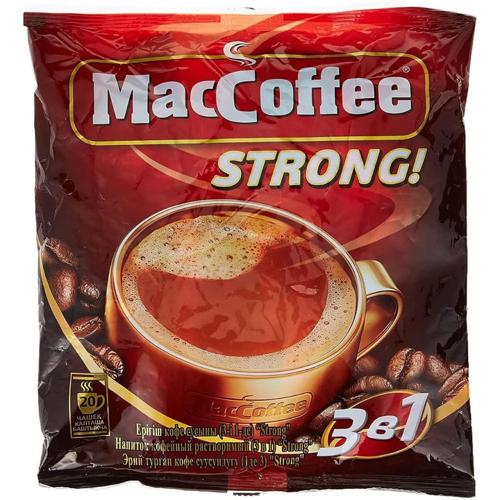 MacCoffee Strong Coffee 3in1 Cappuccino Instant Mix 20 Sachet, 360g