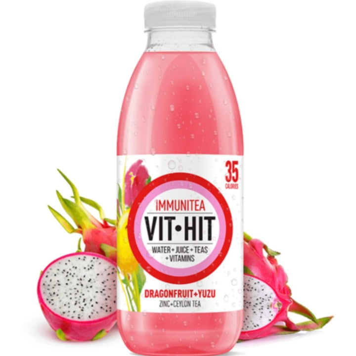 Vit-Hit Immunitea Dragon Fruit Juice, 500ml