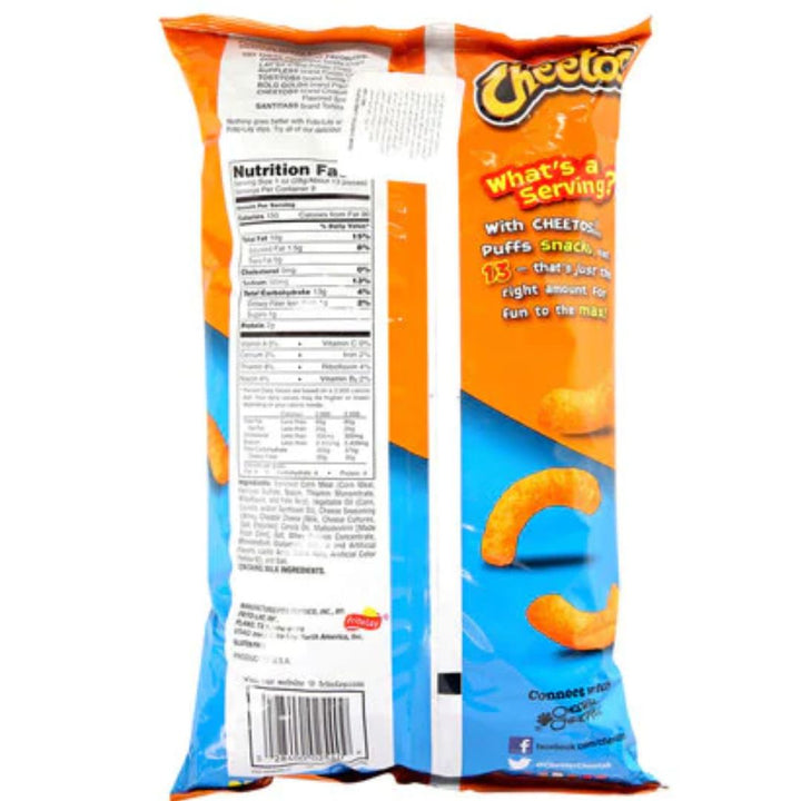 Cheetos Jumbo Puffs Chips, 255.1g