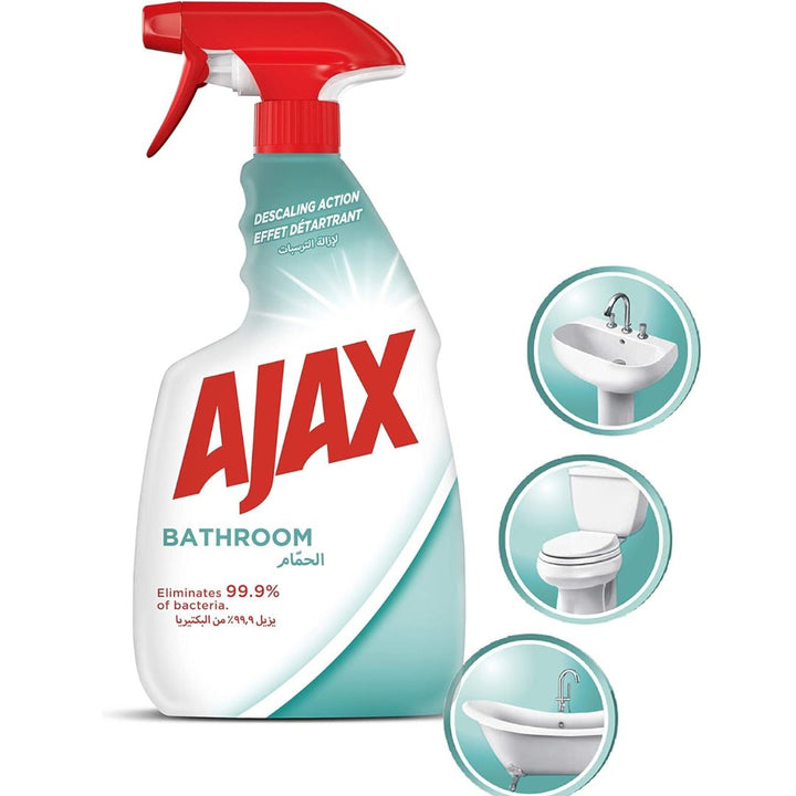 Ajax Expert Surface Cleaner Trigger, Disinfectant Bathroom Cleaner,500ml