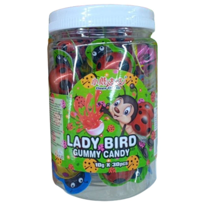 Deer DaDa Lady Bird Gummy Candy, 30Pcs