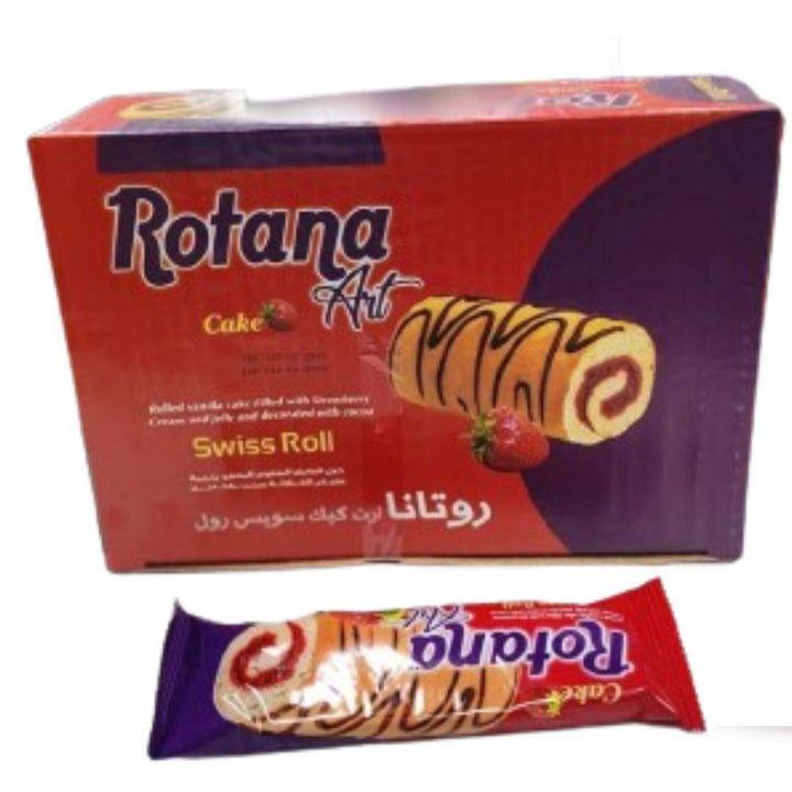 Rotana Art Cake Swiss Roll, 12Pcs