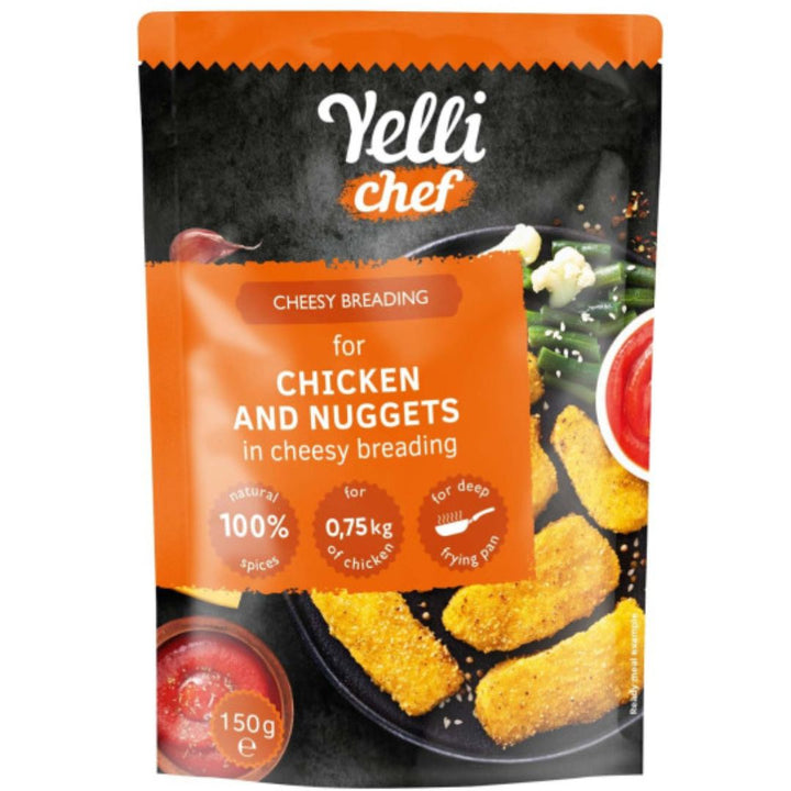 Yelli Chef Chicken & Nuggets in Cheesy Breading, 200g