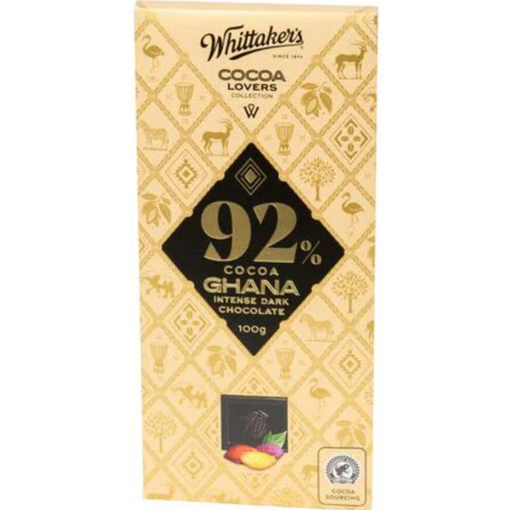 Whittaker's Cocoa Ghana Intense Dark Chocolate, 100g