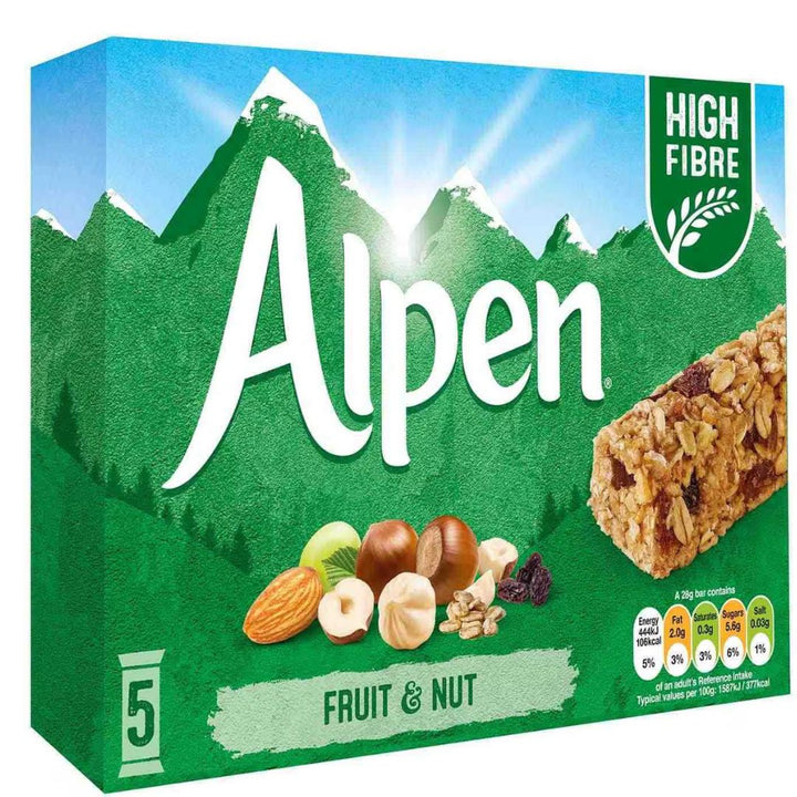 Alpen Fruit & Nut Breakfast Bar, 95g