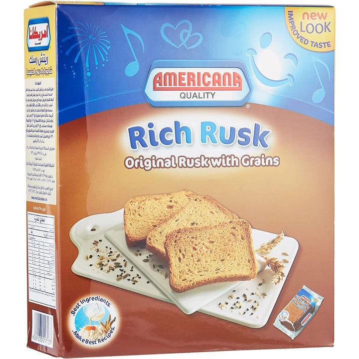 Americana Rich Orgiginal Rusk With Grains, 385g