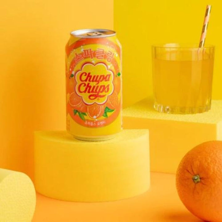 Chupa Chups Orange Sparkling Soda, 345ml