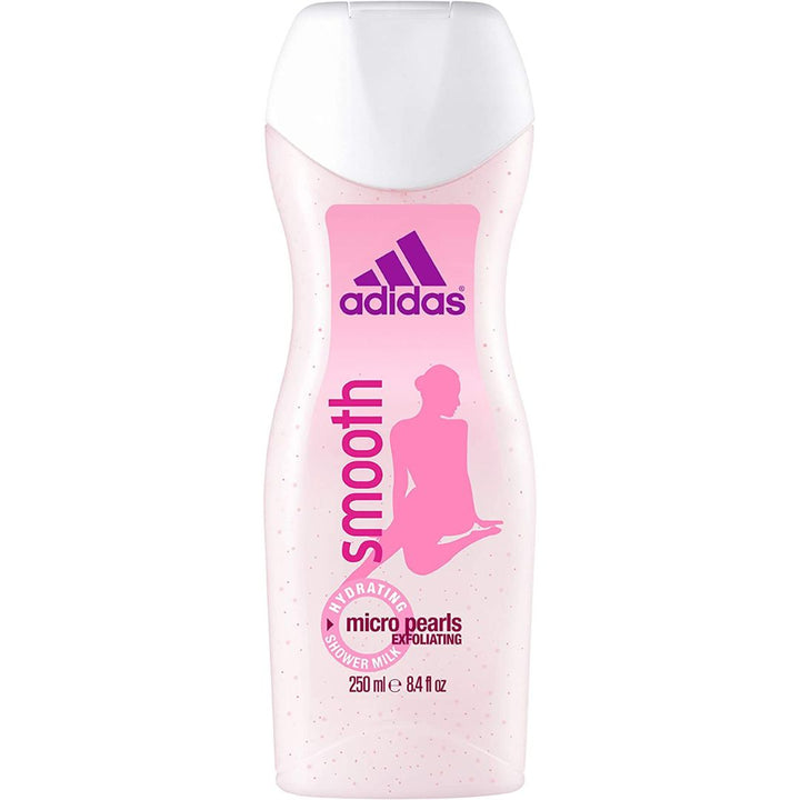 Adidas Smooth Micro Pearls Exfoliating Hydrating Shower Milk, 250ml