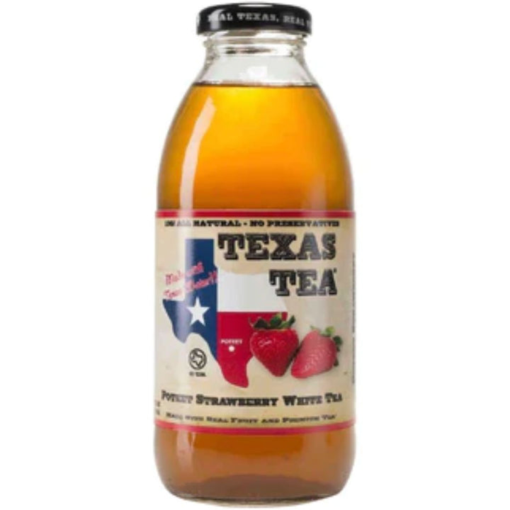 Texas Tea Poteet Strawberry White Tea, 473ml