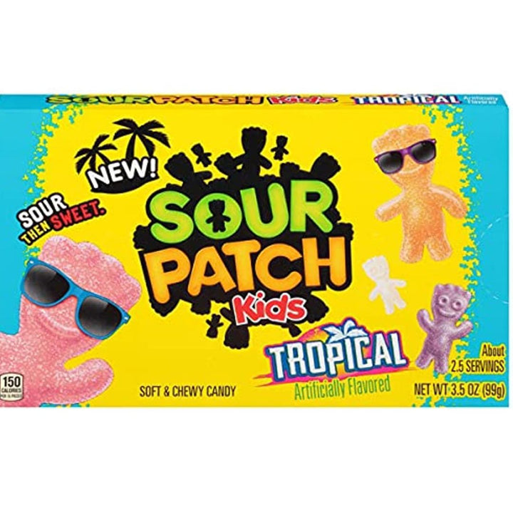 Sour Patch Kids Tropical Soft & Chewy Candy, 99g