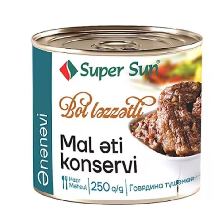 Super Sun Canned Stewed Beef, 250g