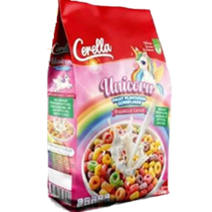 Cerella Unicorn Fruit Flavored Corn Flakes, 300