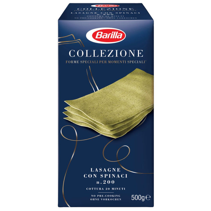 Barilla Collezione Lasagne Con Spinaci No.200, 500g