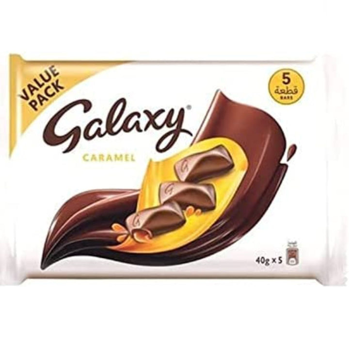 Galaxy Chocolate Caramel, 40g x 5