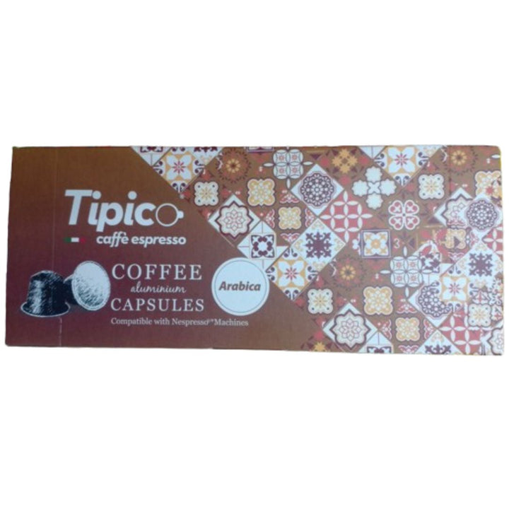 Tipico Arabica Coffee Capsules Caffe Espresso, 50g