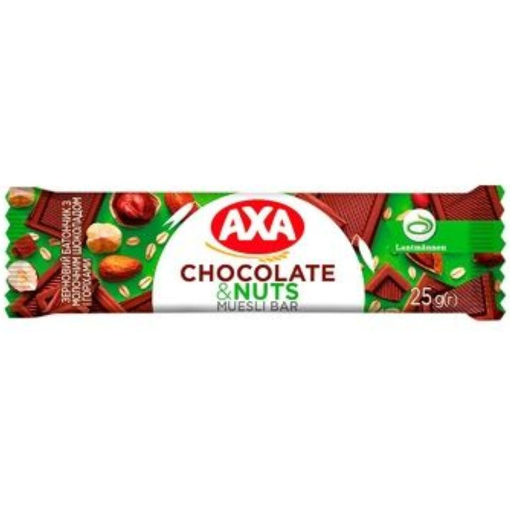 AXA Nuts & Chocolate Grain Bar, 25g