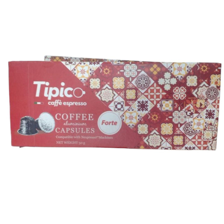 Tipico Forte Coffee Capsules Caffe Espresso, 50g