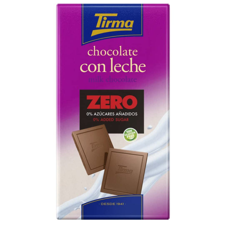 Tirma Chocolate Con Leche Milk Chocolate - Zero Sugar, 125g