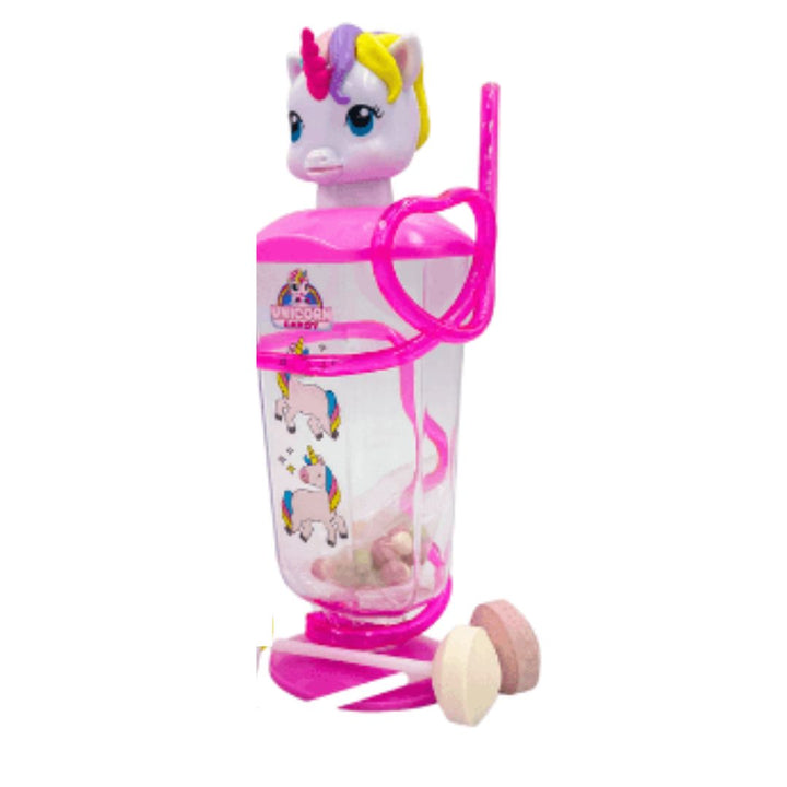 Unicorn Straw Cup With Candy, 21g