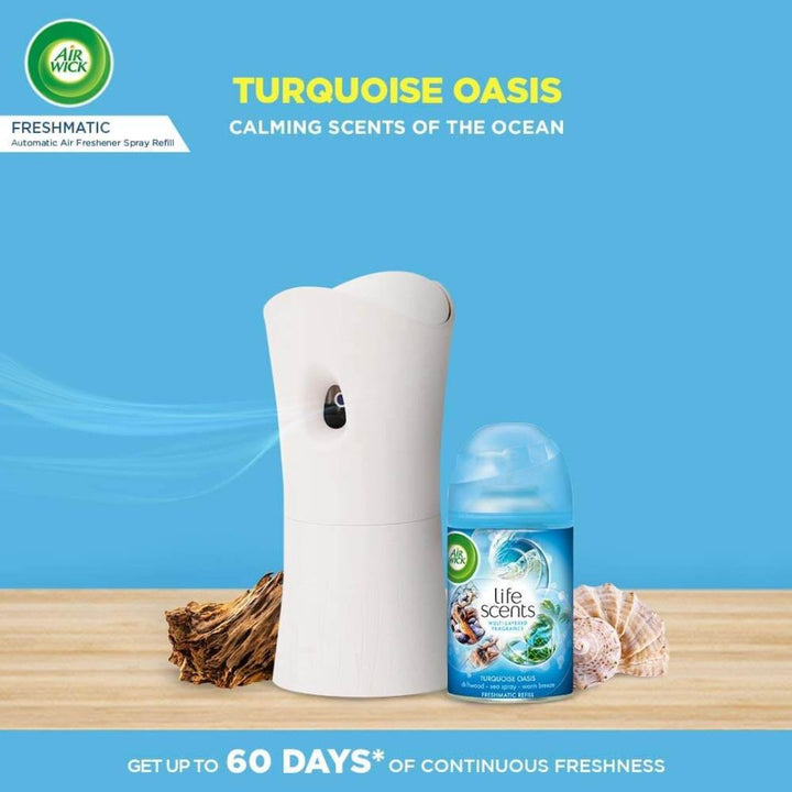 Air Wick Life Scents Turquoise Oasis Refill, 250ml