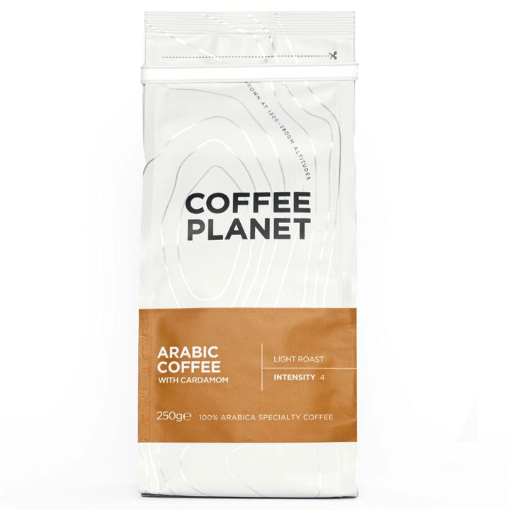 Coffee Planet Arabic Ground Coffee with Cardamom, 250g