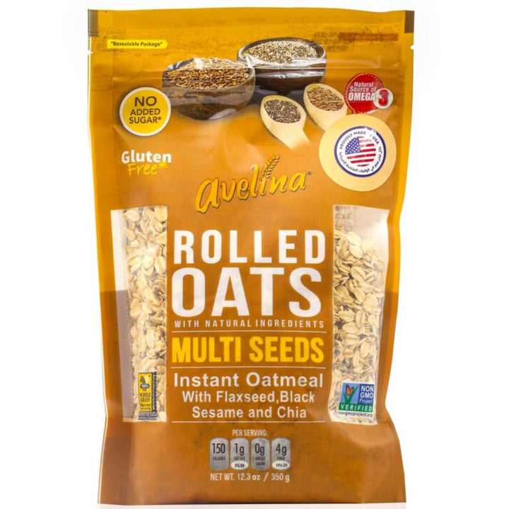 Avelina Instant Rolled Oats with Multi Seeds, 350g