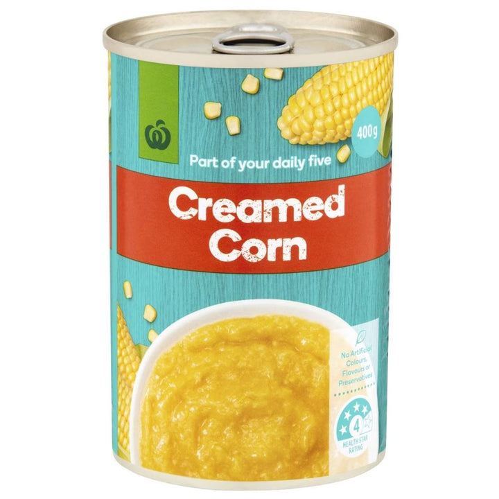 Woolworths Creamed Corn, 400g