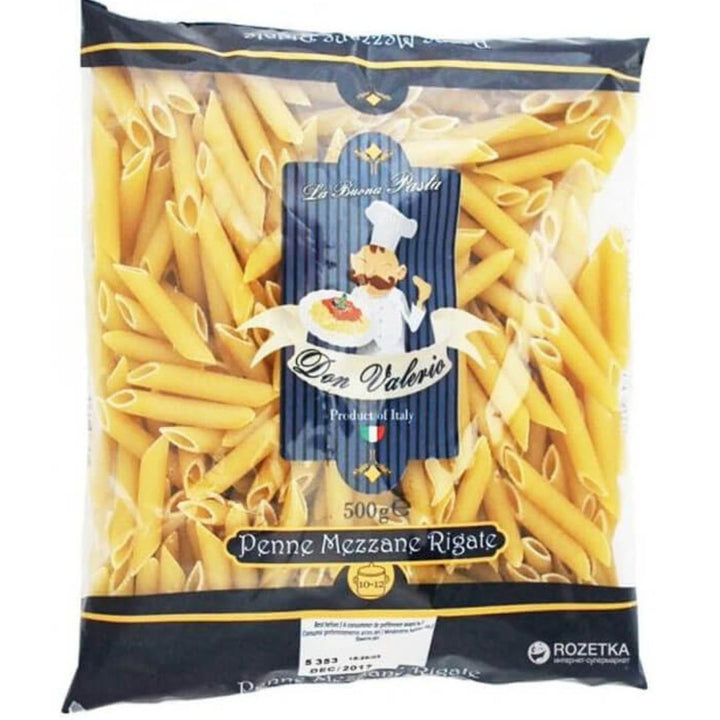 Don Valerio Penne Mezzane Rigate, 500g