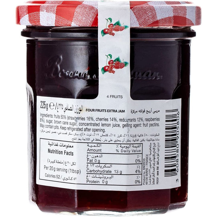 Bonne Maman Four Fruits Preserve Jam, 225g