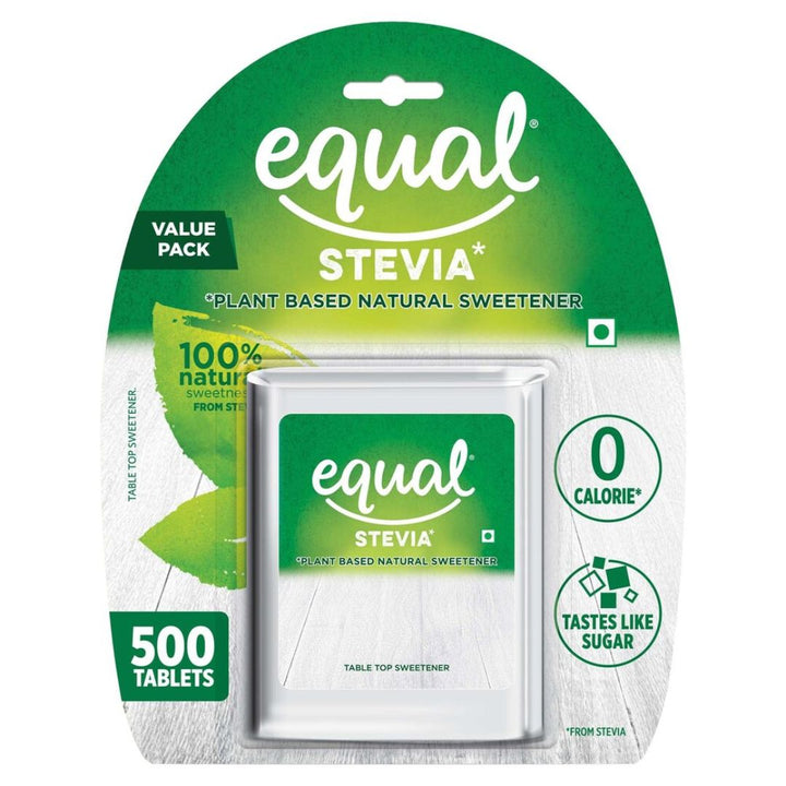 Equal Stevia Plant Based Natural Sweetener, 500Tblt