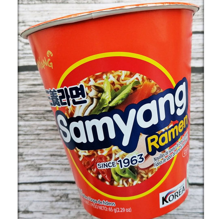 Samyang Ramen Korean Noodle Soup Cup, 65g