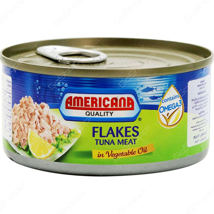 Americana Quality Flakes Tuna Meat In Vegetable Oil, 170g