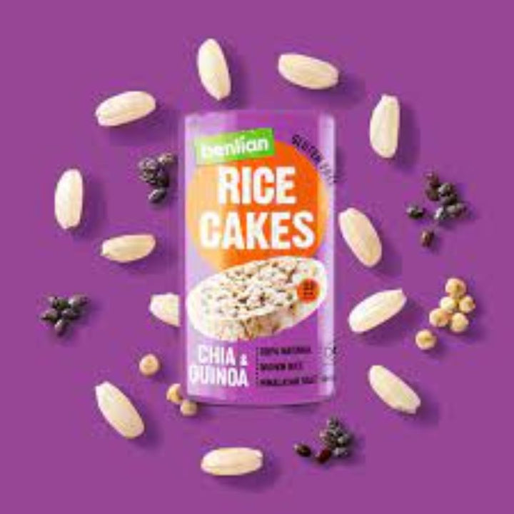 Benlian Chia And Quinoa Rice Cakes, 100g