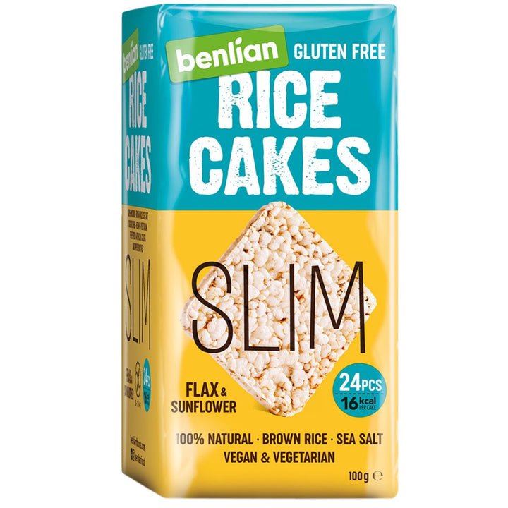 Benlian - Rice Cakes Slim Flax & Sunflower, 100g