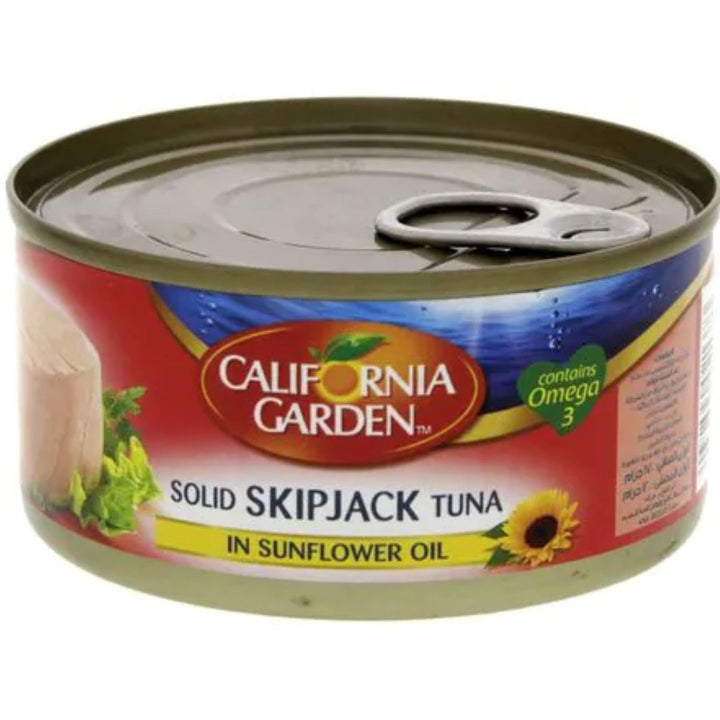 California Garden Solid Skipjack Tuna In Sunflower Oil, 185g